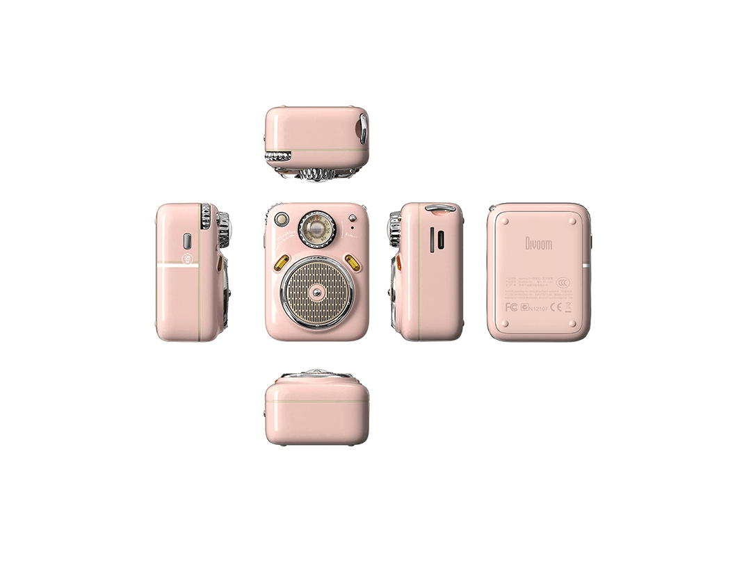 Divoom Beetles Mini Bluetooth Speaker with FM Radio,Cute Portable Outdoor Wireless Speaker - Pink in Qatar Divoom Beetles Mini Bluetooth Speaker with FM Radio,Cute Portable Outdoor Wireless Speaker - Pink in Qatar